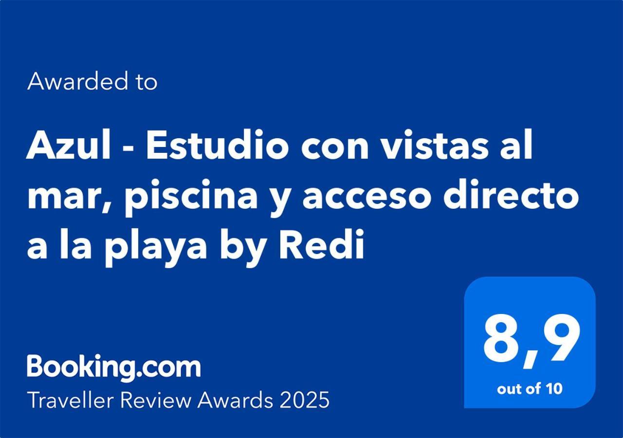 Azul - Estudio Con Vistas Al Mar, Piscina Y Acceso Directo A La Playa By Redi 알테아 외부 사진